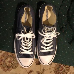 Low Top Converse All Star, Size: 12, Color: Navy